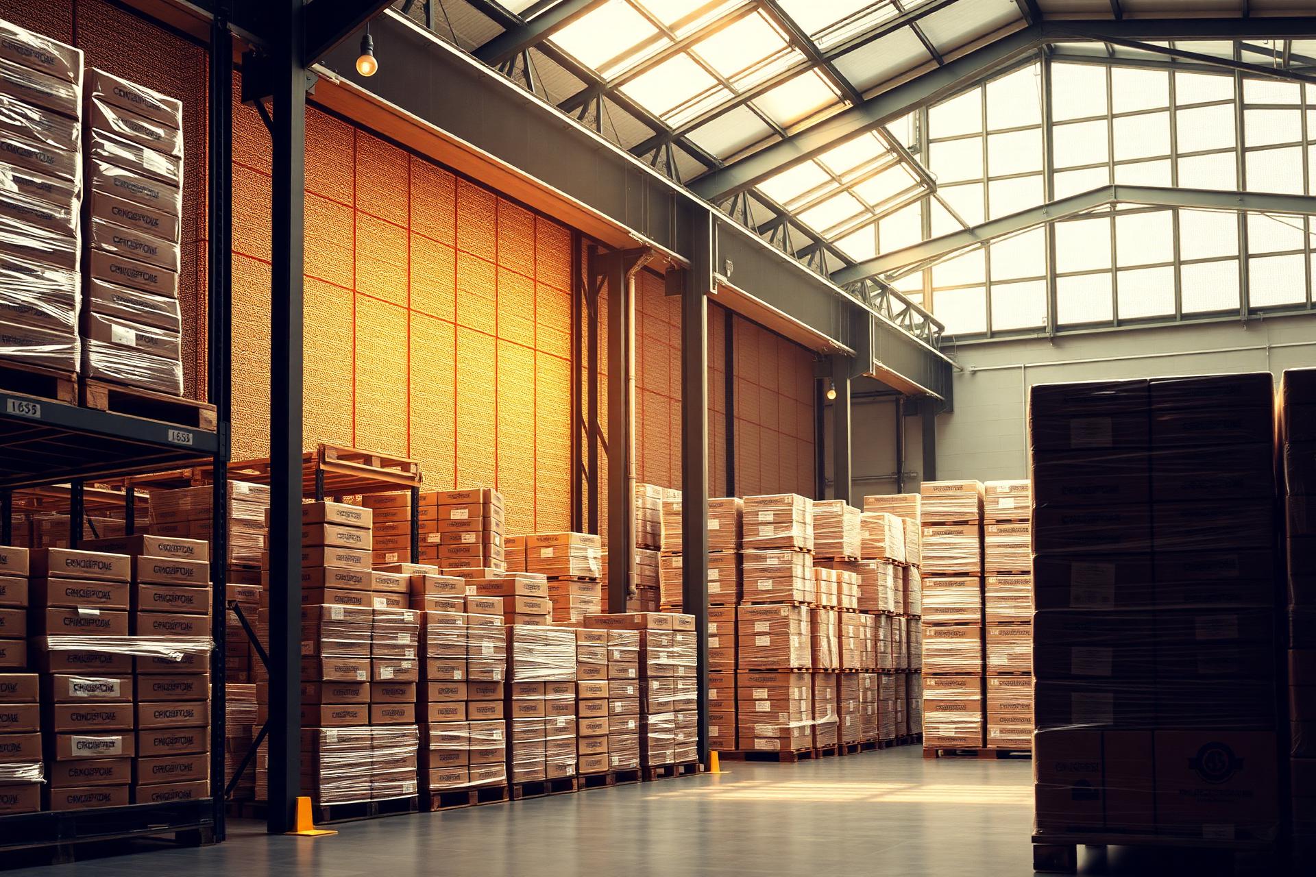 Modern UK distribution warehouse